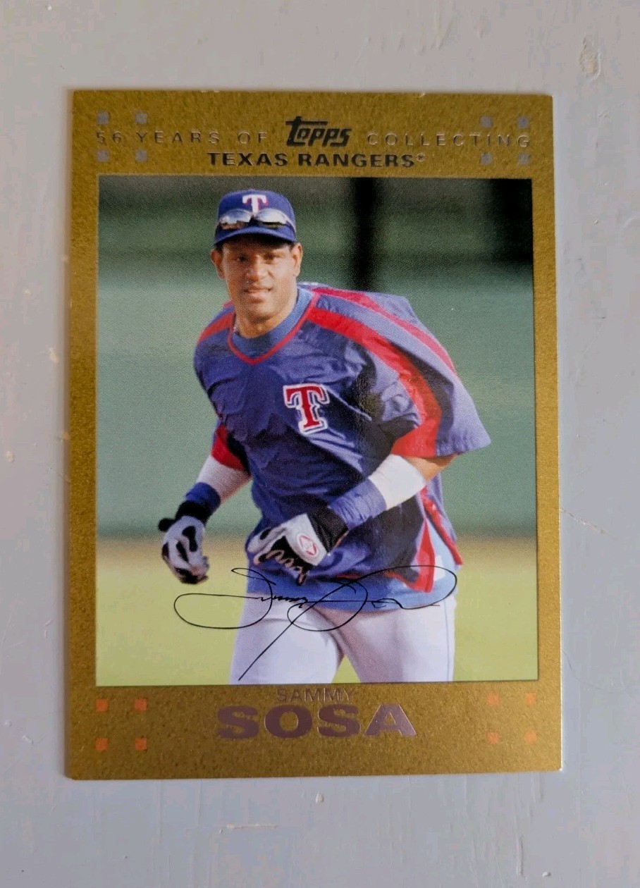 Sammy Sosa #UH49 Baseball Cards 2007 Topps Update & Highlights trading card — raw and PSA graded price guide