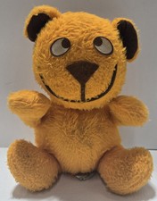 Vintage 1970 s KNICKERBOCKER Animals Of Distinction Orange Plush Bear
