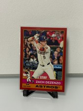 2025 Topps Heritage - SP Zach Dezenzo #404 (RC) Red Border