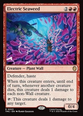 *MtG: ELECTRIC SEAWEED - CMD Teenage Mutant Ninja Turtles Rare -magicman-europe*
