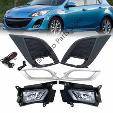 1set For Mazda 3 M3 Bl 2008-2013 Hatchback Sedan Fog Light Fog Lamp Frame