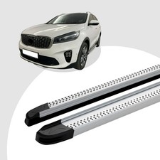 Trittbretter passend für Kia Sorento ab 2015-2020 (Model: MAJA, Farbe: Silber) m