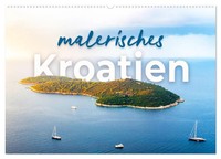 Happy Monkey | Malerisches Kroatien (Wandkalender 2026 Din A2 Quer), Calvendo...