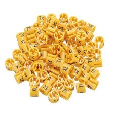 Clothes Hanger Marker XL Size Tag Fit 3mm Rod Orange, Pack of 100