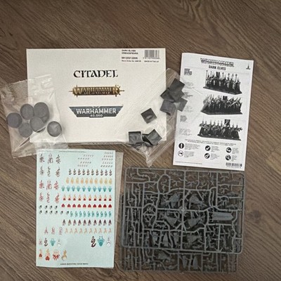 Citadel Dark Elves Dreadspears Bausatz Kunststoff grau für Warhammer
