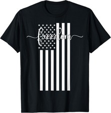 Freedom and American Flag USA Patriot T-Shirt
