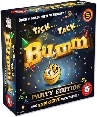 Piatnik 6483 Tick Tack Bumm Party Edition Spieleklassiker Explosive Wortspiel