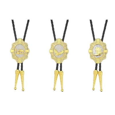 Cool Bolo Tie Necktie Western Cowboy Necktie Necklace Male Costume Accessory
