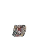 Marked 925 Sterling Silver  Vintage Petite Floral Spoon Wrap Band Ring Sz 7 new