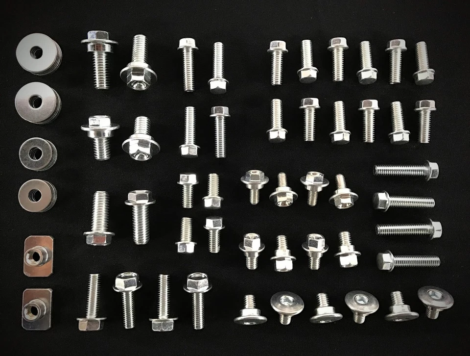 KIT DE PERNOS HONDA 70 piezas CRF 50 60 80 85 125 150 250 450 480 500 reparación carrocería asiento Foto 2 de 3