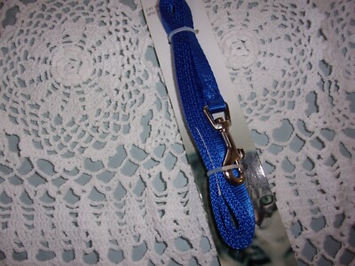blue Nylon Dog Leash Small 4 ft. X 3/8''   lead Petco
