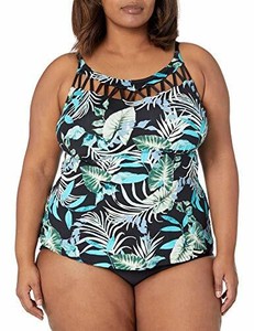 high neck tankini swimwear
