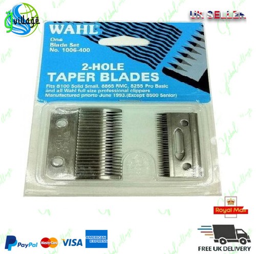 WAHL Professional 2-Hole Super Taper Blade Kit. Replacement Blades - Picture 4 of 5
