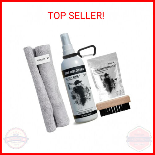 Golf Club Cleaner with Golf Club Brush Golf Cleaning Kit Golf Club Brush Groove