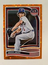 2024 Panini USA Stars Stripes orange ANDREW JIMENEZ #ed 57/75!