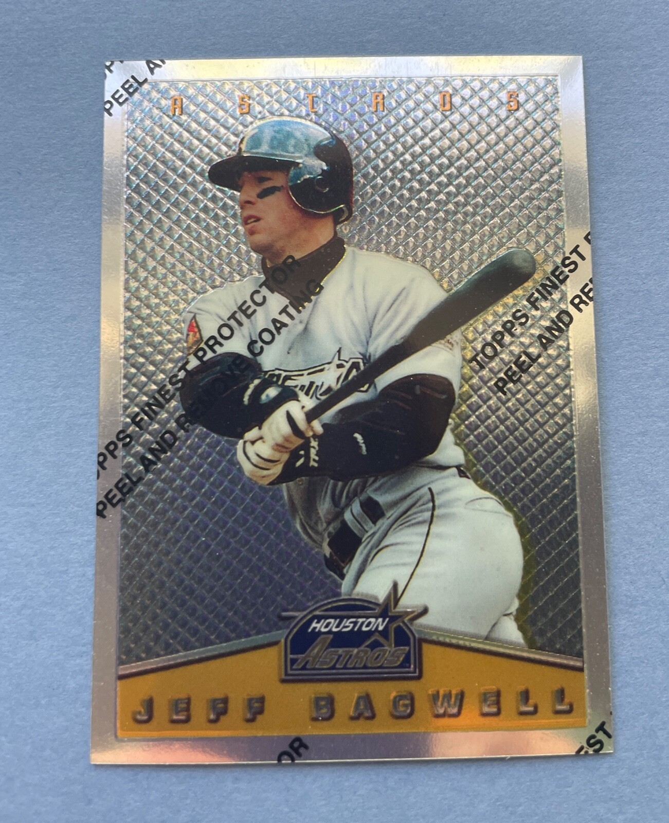 1995 Topps Finest Baseball Jeff Bagwell #1 HOF Houston Astros w/ coating