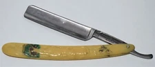 Vintage RARE WH MORLEY & SONS CLOVER BRAND GERMANY LADY Shaving Straight Razor
