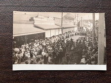 RPPC Grass Valley / Nevada City California Street Scene Undertaker Shop 1910s