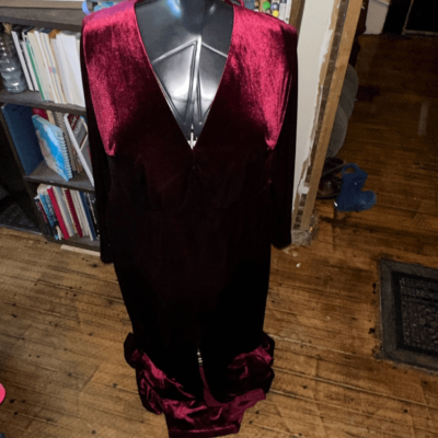 burgundy and blush pink dress Dusty Rose Pink Asymetrical Sweetheart Burgundy Color Block Mermaid Si AlineBridal