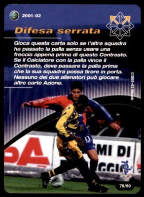 Wizards of the Coast Italy (2001-2002) Difesa serrata Tactic Card No. 70
