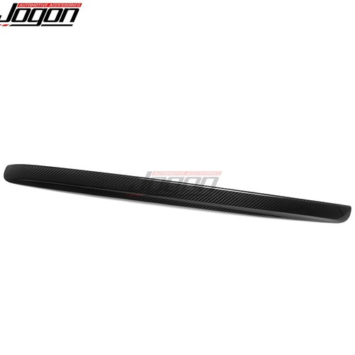 Real Carbon Rear Trunk Tailgate Lid Molding Trim For Subaru WRX WRX STI VA 15-21 - Picture 8 of 11