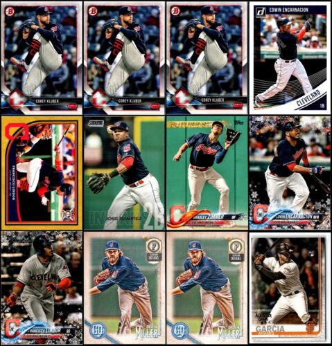 2018 Cleveland Indians (83) Card Lot - RARE LOT – ACT FAST!