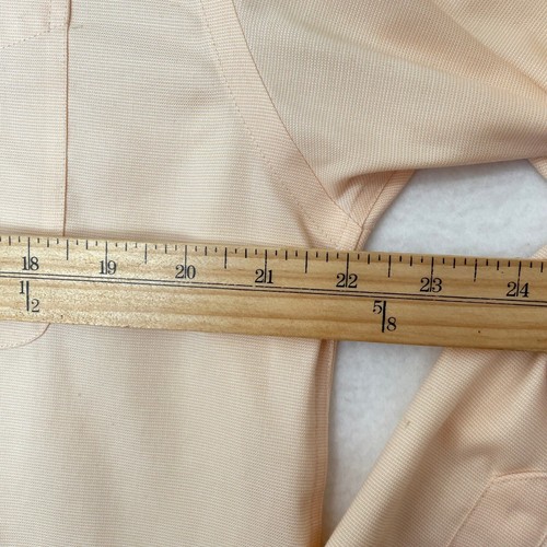 Travelor Hart Schaffner Marx Dress Shirt Wrinkle Free Long Sleeve Mens 15.5-34 - Picture 8 of 8