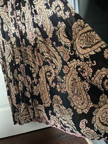 Chasing Unicorns Embroidered Trim Open Split Front Maxi Dress- Sz-XL NWT - Picture 6 of 9