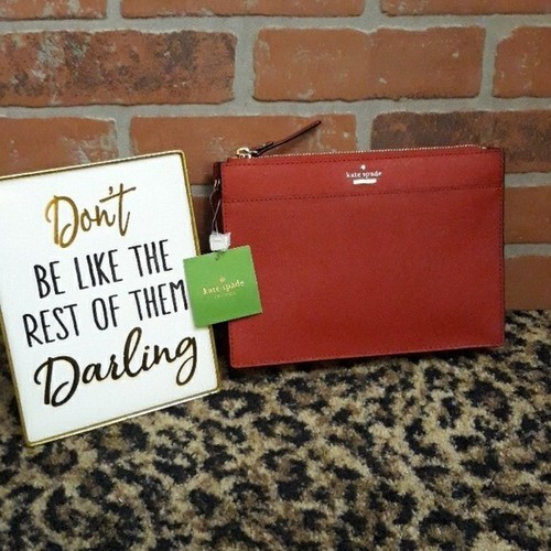 Kate Spade rot heiß Clutch Crossbody Cameron Clarise Handtasche NEU vielseitig - Bild 5 von 13