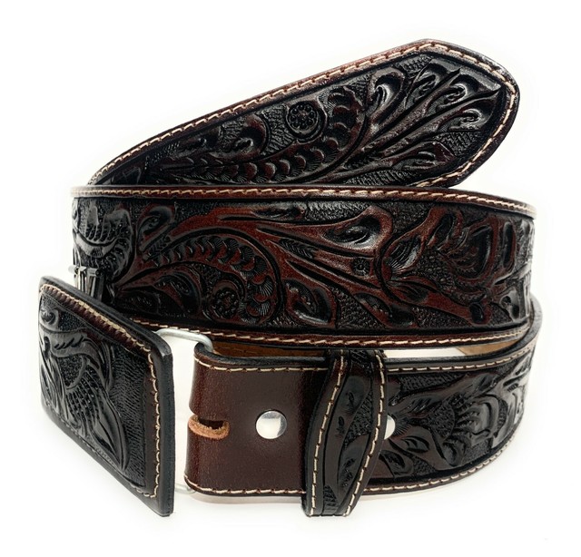 hand tooled western belts