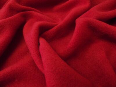 QUALITÄTS Anti-Pilling Polar-Fleece Stoffmaterial - DUNKELROT