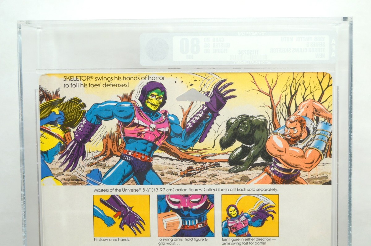MOTU, Terror Claws Skeletor, AFA 80, graded, Masters of the