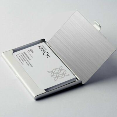 Pocket Aluminum Steel & Metal Business Card Holder Case ID Credit Wallet  Silver | eBay
