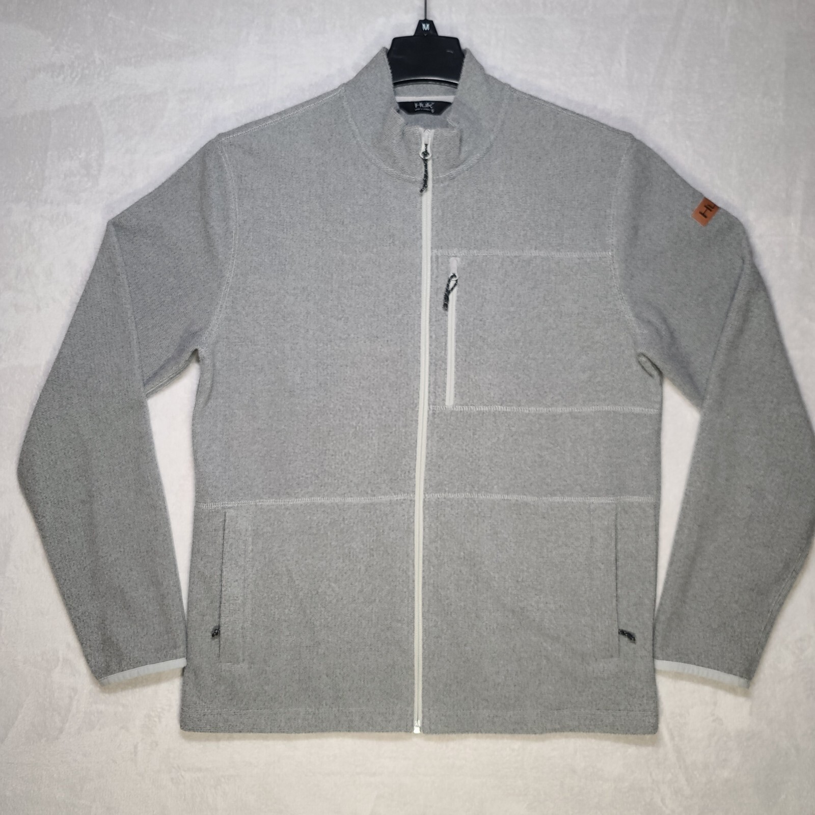 Full Zip Fleece Jacket Gray 