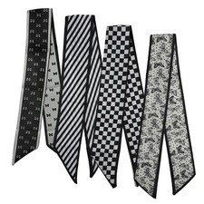 4 PCS Purse Scarf Multifunctional Bag Scarf for Handbags Classic and Stylish ...