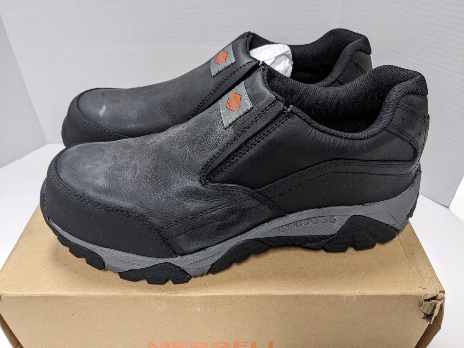 Scarpa da trekking Merrell uomo Moab Adventure MOC TAGLIA 10 5 *NUOVA MA LA COLORAZIONE È SPENTA