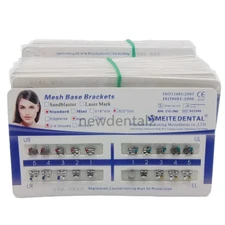 50Packs Dental Orthodontic Brackets Braces Standard Roth .022 Hooks 3-4-5 FDA