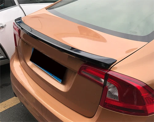 Alerón trasero estilo fábrica ajuste Volvo S60 2011-2019 negro brillante sedán - Imagen 1 de 5