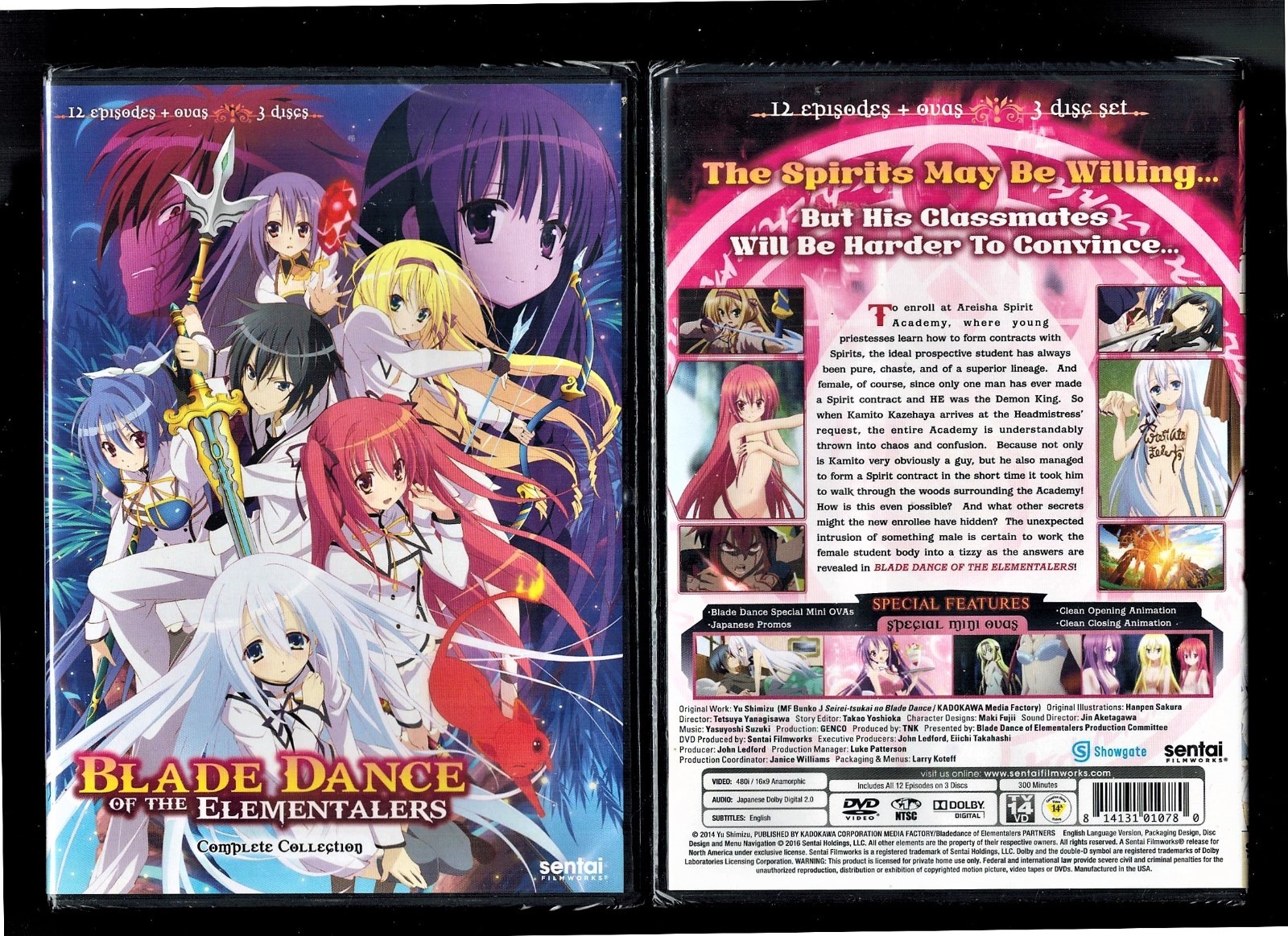 Blade Dance of the Elementalers - Complete Anime Collection (Brand new