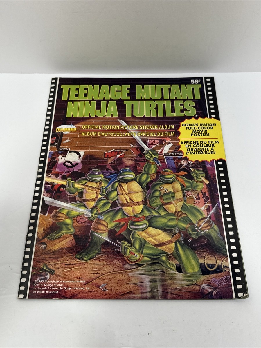 Vintage 1990 TMN Teenage Mutant Ninja Turtles Motion Picture