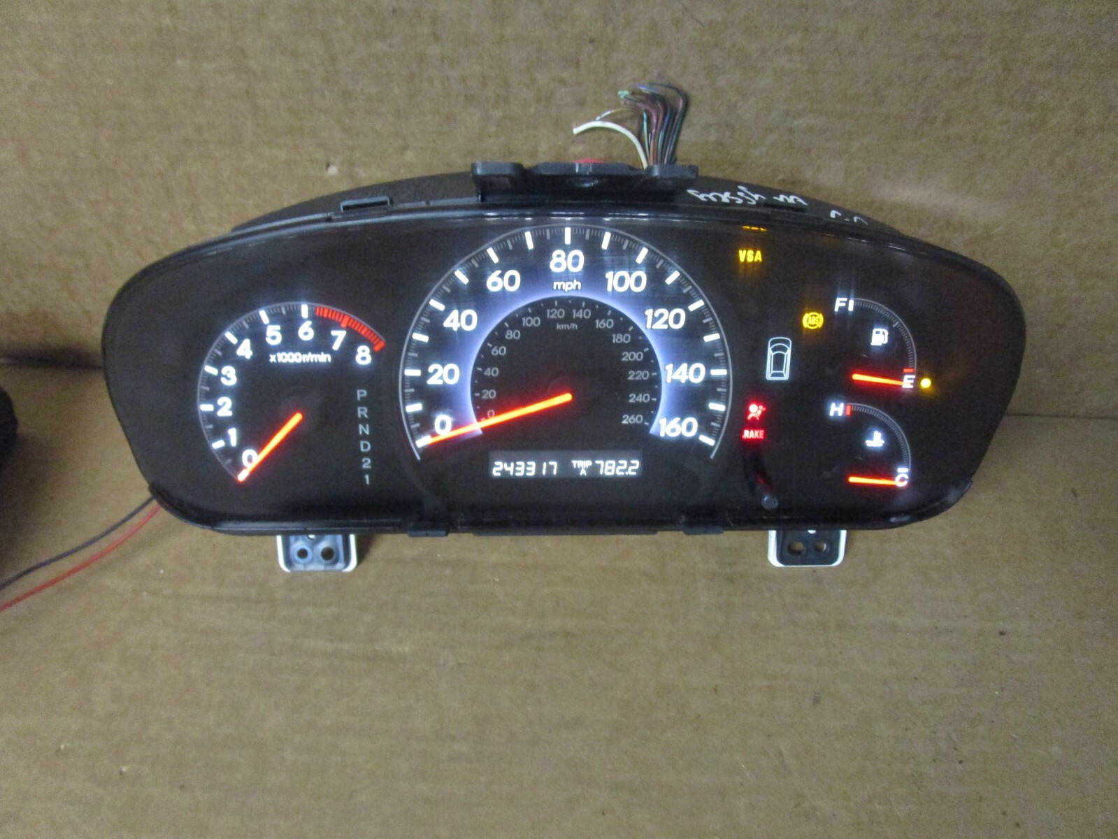 0510 Honda Odyssey Speedometer Instrument Cluster Oem 243k Miles 78100