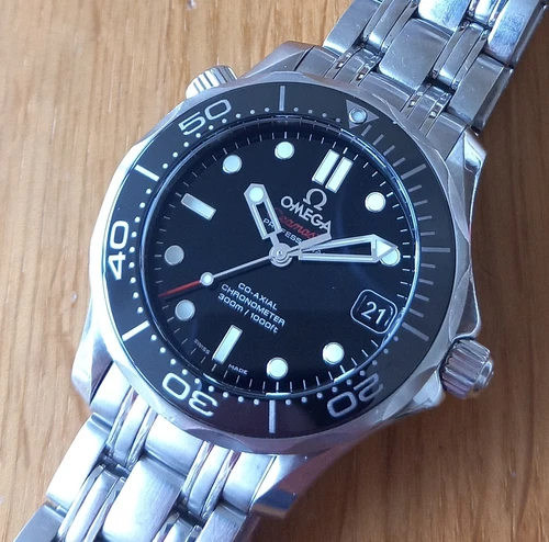 Omega Seamaster Professional co-axial automatic watch - rare 36mm - box & papers