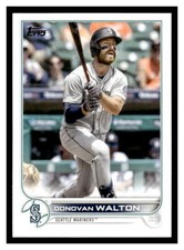 2022 Topps Update  #US242 Donovan Walton - Seattle Mariners