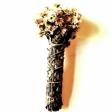 Rabbit Tobacco Smudge Stick 5"