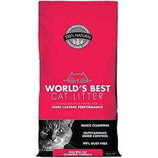World's Best Cat Litter Cat Scoopable Multiple Cat Clumping Formula, 14-Pound