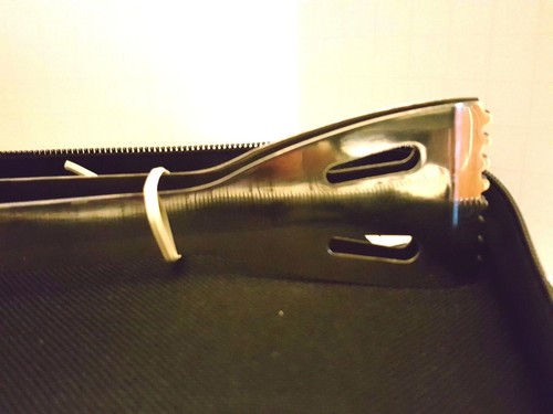 SET GRIGLIA BARBECUE 3 PEZZI ACCIAIO INOX CON CUSTODIA NERA CON CERNIERA NUOVO - Foto 10 di 11