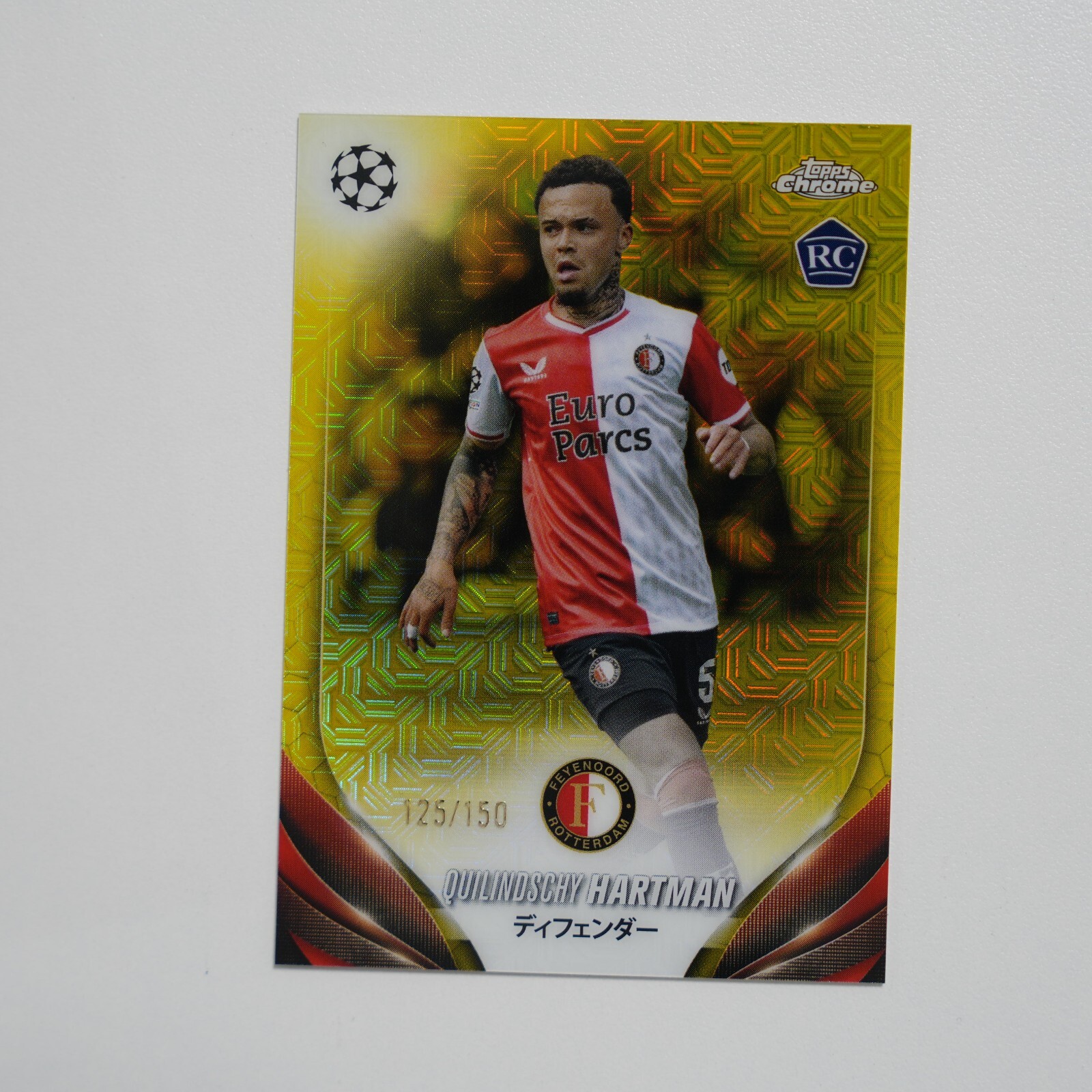 2023-24 Topps Chrome UEFA Club Refractors #185 Quilindschy Hartman