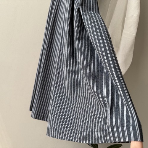 Striped Straight High-waisted Wide-leg Pants Women Loose Casual Long Trousers - Picture 21 of 25