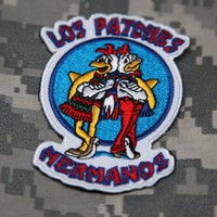 Los Patches Hermanos Breaking Bad Parody Morale Patch Walter White Heisenberg Los Patches Hermanos Breaking Bad Parody Morale Patch Walter White Heisenberg