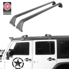 Hooke Road Top Roof Cargo Rack Offroad Carries Fit Jeep Wrangler JL 18-25 Black